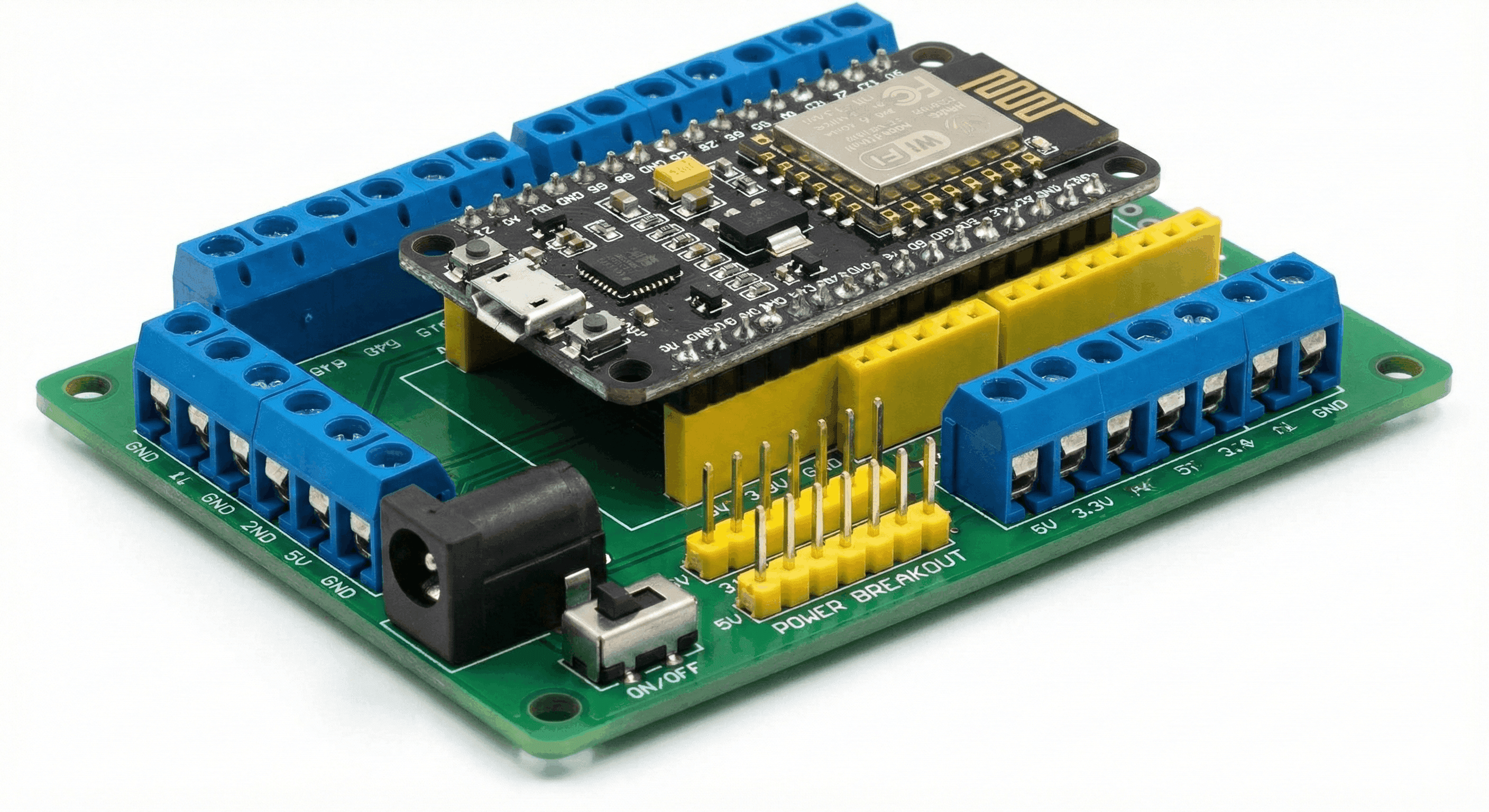 NodeMCU Base Board (I/O Expansion Shield)